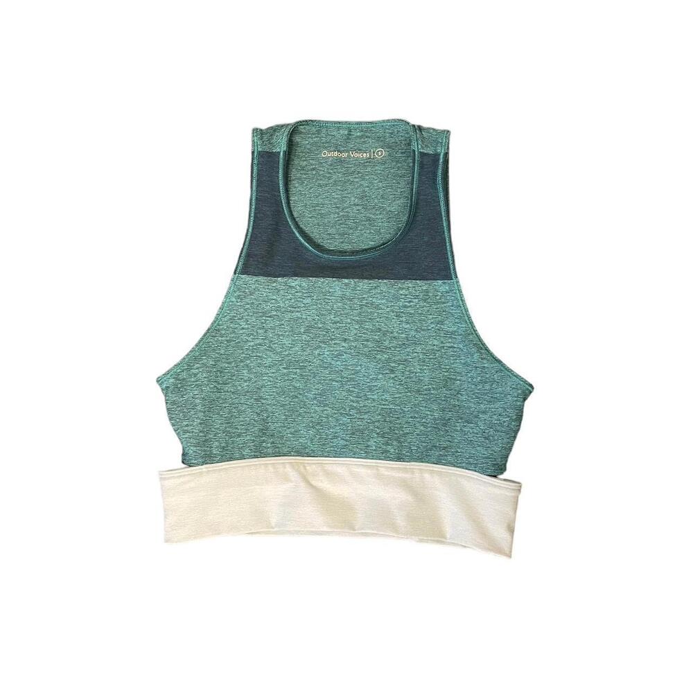 Outdoor Voices Teal Sports Bra